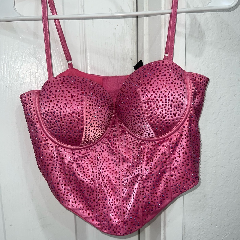 Pink Sparkly Top